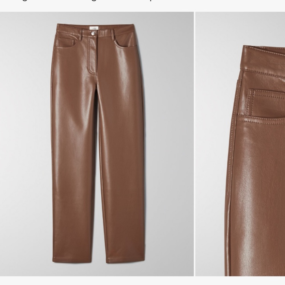 SOLD Arizitzia leather pants 🤎🧸